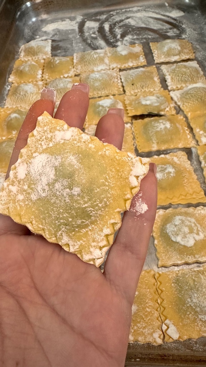 Ravioli di borragine burro e salvia